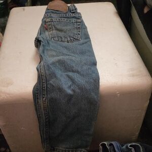 Classic Blue Denim Jeans Levis Size 6 Boys Y2k
